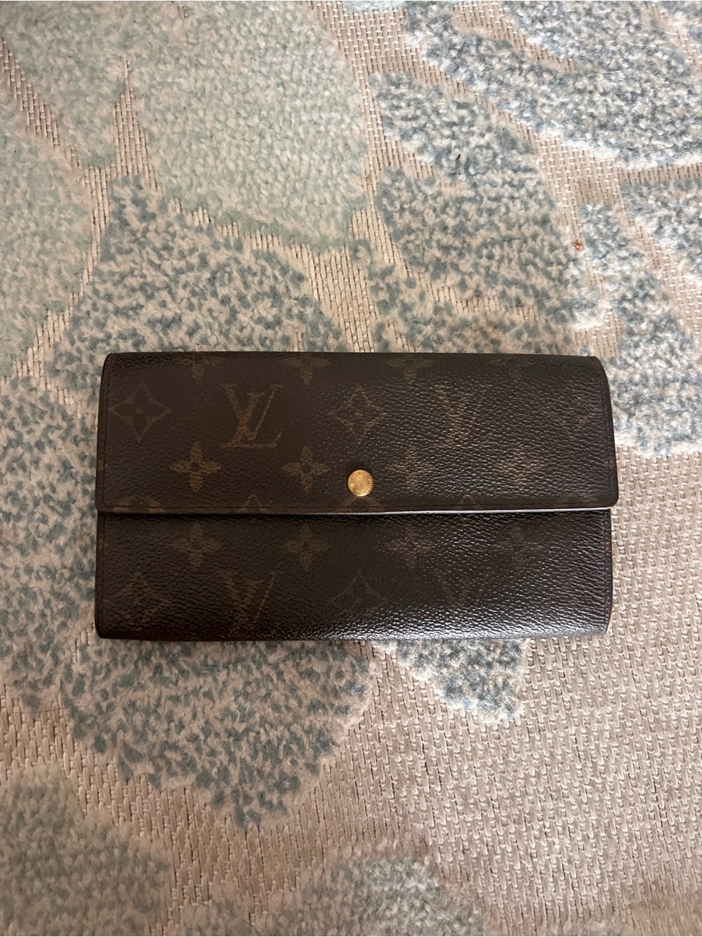 Louis Vuitton Monogram Eclipse Continental Flap Wallet in Black